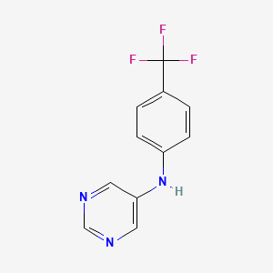 Pyrimidin-5-yl-(4-trifluoromethyl-phenyl)-amine