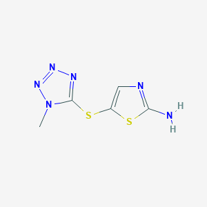 2-amino-5-(1-methyl-1H-tetrazol-5-ylthio)thiazole