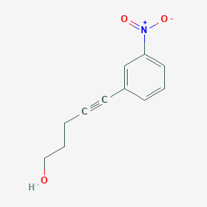 5-(3-Nitrophenyl)pent-4-yn-1-ol