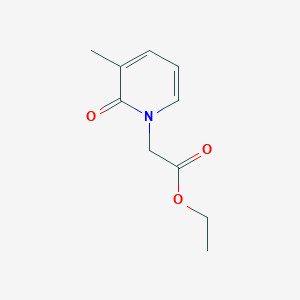molecular formula C10H13NO3 B8409461 (3-Methyl-2-oxo-2H-pyridin-1-yl)-acetic acid ethyl ester 