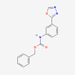 (3-[1,3,4]Oxadiazol-2-yl-phenyl)-carbamic acid benzyl ester