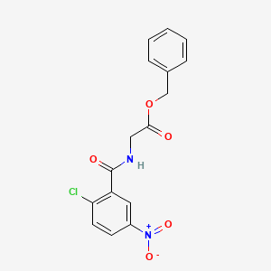 Benzyl 2-(2-chloro-5-nitrobenzamido)acetate