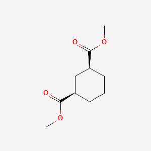 molecular formula C10H16O4 B8409522 1,3-Cyclohexanedicarboxylic acid, dimethyl ester, cis- 