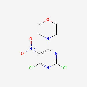 molecular formula C8H8Cl2N4O3 B8409546 MFCD25958784 