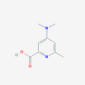 molecular formula C9H12N2O2 B8409592 4-Dimethylamino-6-methylpyridine-2-carboxylic acid 