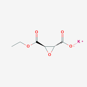molecular formula C6H7KO5 B8409693 Potassium (2R,3R)-3-(ethoxycarbonyl)oxirane-2-carboxylate 