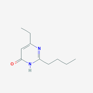 molecular formula C10H16N2O B8409812 2-butyl-6-ethylpyrimidin-4(3H)-one 