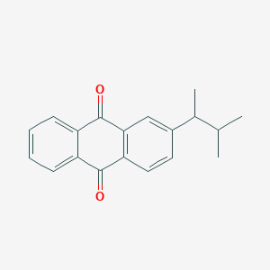 molecular formula C19H18O2 B008410 2-(1,2-Dimethylpropyl)anthraquinone CAS No. 68892-28-4
