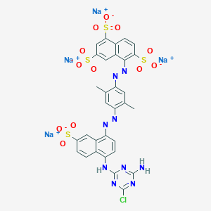 molecular formula C31H20ClN9Na4O12S4 B084100 Reactive brown 2 CAS No. 12236-93-0
