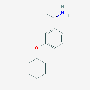 (S)-1-(3-(cyclohexyloxy)phenyl)ethanamine