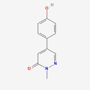 5-(4-Hydroxyphenyl)-2-methyl-2H-pyridazin-3-one
