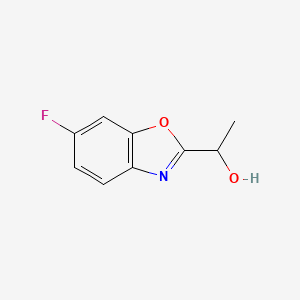 6-Fluoro-2-(1-hydroxyethyl)benzoxazole