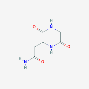 2,5-Dioxopiperazine-3-acetamide