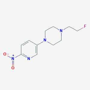 1-(2-Fluoroethyl)-4-(6-nitropyridin-3-yl)piperazine