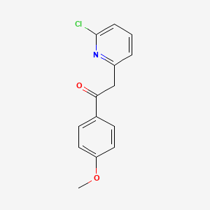 2-(6-Chloro-2-pyridinyl)-1-(4-methoxyphenyl)ethanone
