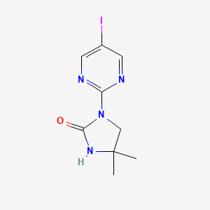 1-(5-Iodo-pyrimidin-2-yl)-4,4-dimethyl-imidazolidin-2-one