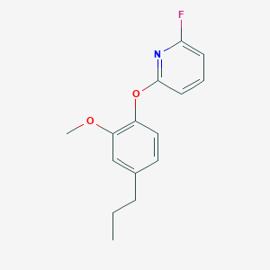 2-Fluoro-6-(2-methoxy-4-propylphenoxy)pyridine