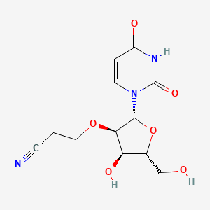 molecular formula C12H15N3O6 B8410477 2'-O-cyanoethyluridine 
