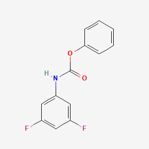 molecular formula C13H9F2NO2 B8410545 O-phenyl 3,5-difluorophenylcarbamate 