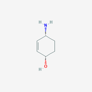 molecular formula C6H11NO B8410813 cis-4-Amino-2-cyclohexene-1-ol 