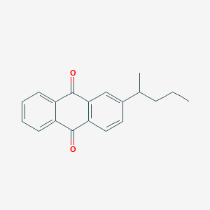 molecular formula C19H18O2 B008411 2-sec-Pentylanthraquinone CAS No. 75931-61-2