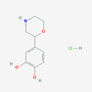 2-(3,4-Dihydroxyphenyl)morpholine hydrochloride