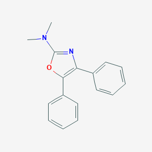 molecular formula C17H16N2O B084113 Oxazole, 2-(dimethylamino)-4,5-diphenyl- CAS No. 14070-15-6