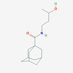 molecular formula C15H25NO2 B8411305 N-(3-hydroxybutyl)adamantane-1-carboxamide 