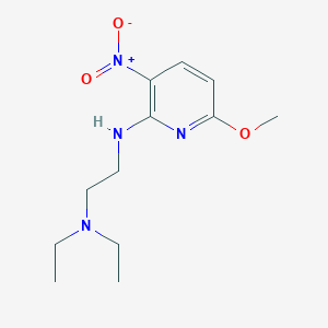 2-(Diethylaminoethylamino)-3-nitro-6-methoxypyridine