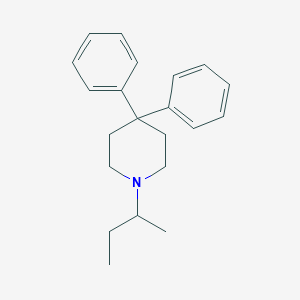 molecular formula C21H27N B8411359 1-Secondary butyl-4,4-diphenylpiperidine 