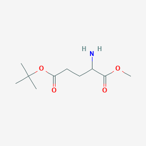 5-Tert-butyl 1-methyl 2-aminopentanedioate