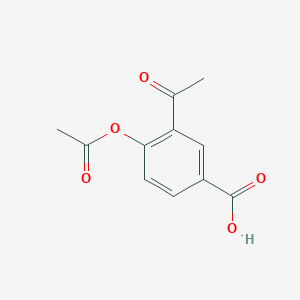 molecular formula C11H10O5 B8411379 4-Acetoxy-3-acetylbenzoic acid 