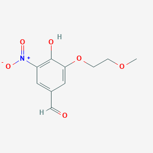 4-Hydroxy-3-(2-methoxyethoxy)-5-nitrobenzaldehyde
