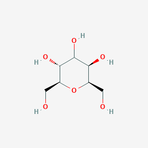 molecular formula C7H14O6 B084115 2,6-Anhydro-L-glycero-L-galacto-heptitol CAS No. 13964-15-3