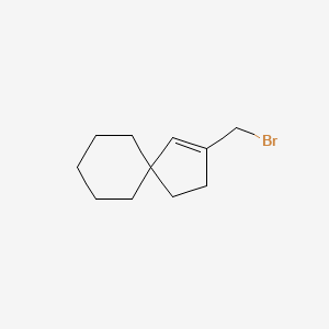 molecular formula C11H17Br B8411524 2-Bromomethyl-spiro[4.5]dec-1-ene 