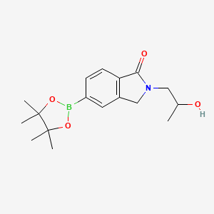 2-(2-Hydroxypropyl)-5-(4,4,5,5-tetramethyl-1,3,2-dioxaborolan-2-yl)isoindolin-1-one