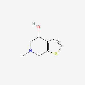 6-Methyl-4,5,6,7-tetrahydrothieno[2,3-c]pyridin-4-ol