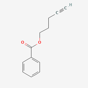 Benzoic acid 4-pentynyl ester