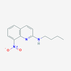 N-butyl-8-nitro-2-quinoline amine