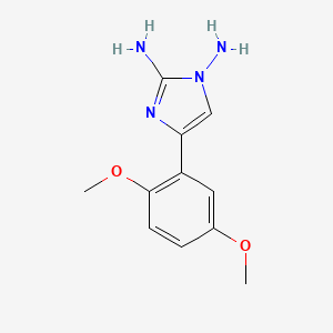 1,2-Diamino-4-(2,5-dimethoxyphenyl)-imidazole