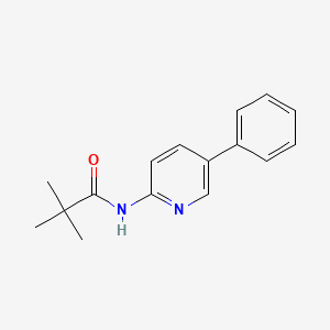 2,2-dimethyl-N-(5-phenylpyridin-2-yl)propanamide