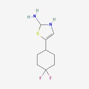2-Thiazolamine, 5-(4,4-difluorocyclohexyl)-2,3-dihydro-