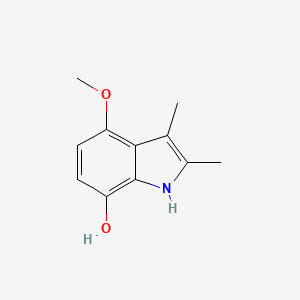 2,3-Dimethyl-7-hydroxy-4-methoxyindole