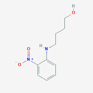 molecular formula C10H14N2O3 B8412156 2-(4-Hydroxybutylamino)nitrobenzene 