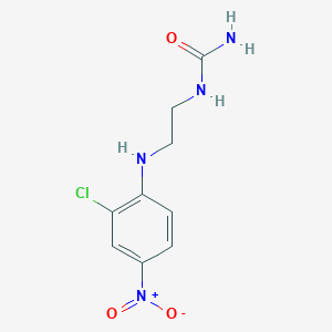 4-nitro-2-chloro-N-(beta-ureidoethyl) aniline