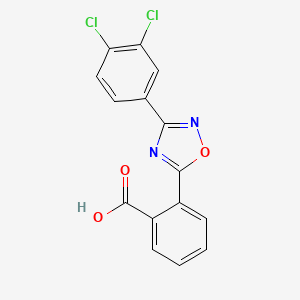 2-[3-(3,4-Dichlorophenyl)-1,2,4-oxadiazol-5-yl]benzoic acid
