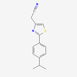 [2-(4-Isopropyl-phenyl)-thiazol-4-yl]-acetonitrile