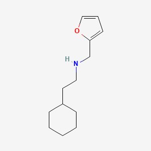n-(2-Cyclohexylethyl)-n-(furan-2-ylmethyl)amine
