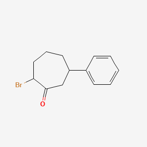 2-Bromo-6-phenyl-cycloheptanone