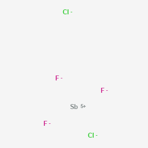 molecular formula Cl2F3Sb B8412327 Dichlorotrifluoroantimony 